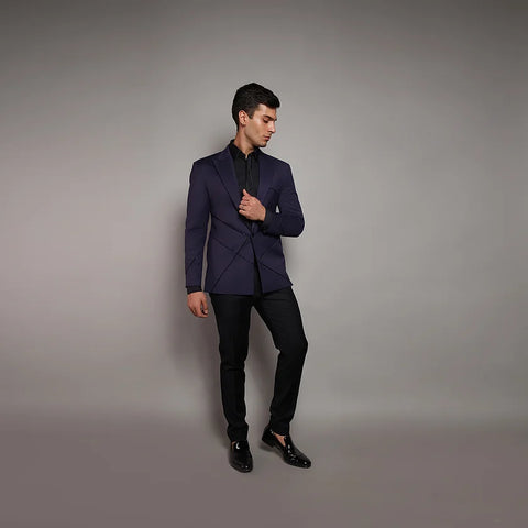 Cocktail Jacket RJ255 DarkPurple THE HOUSE OF GOVINDA