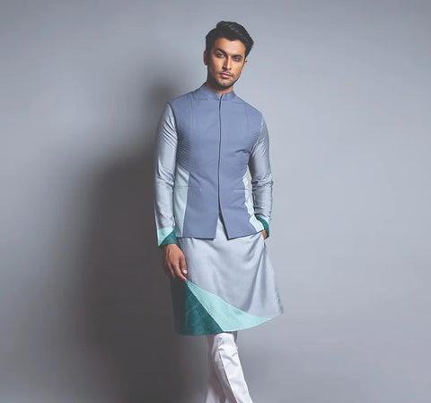 Kurta Set RS140B Light Purple THE HOUSE OF GOVINDA