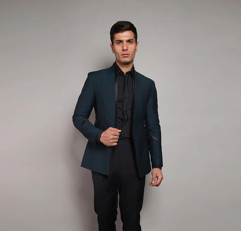 Cocktail Jacket RJ236 Teal THE HOUSE OF GOVINDA