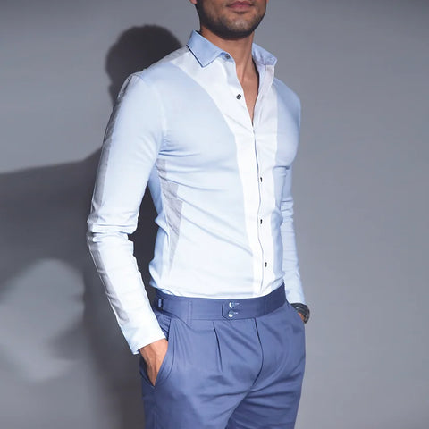 Shirt RS189B Light Blue THE HOUSE OF GOVINDA