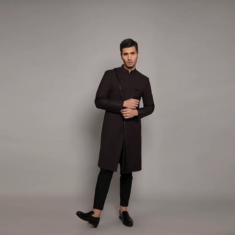 Achkan Set RJ129B Brown THE HOUSE OF GOVINDA