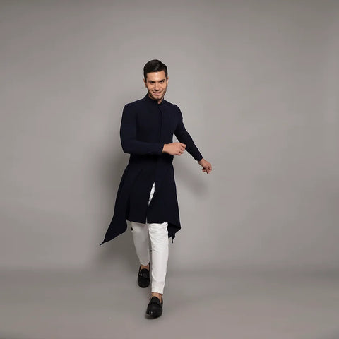 Kurta Set RS146 Navy Blue THE HOUSE OF GOVINDA