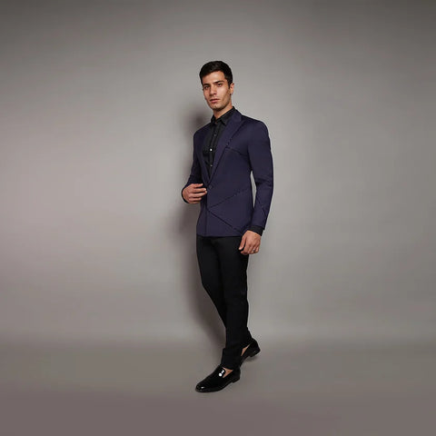 Cocktail Jacket RJ255 DarkPurple THE HOUSE OF GOVINDA