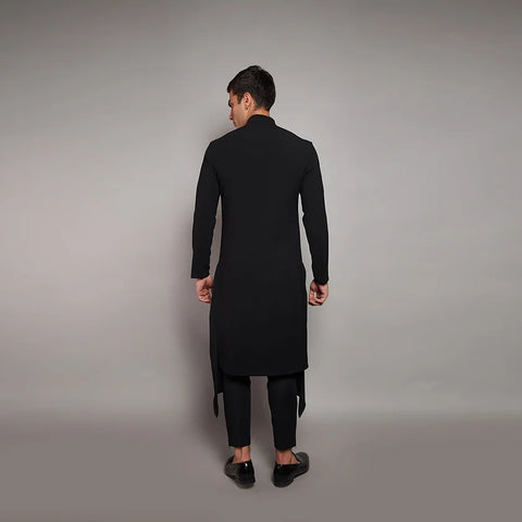 Kurta Set RS277 Black THE HOUSE OF GOVINDA