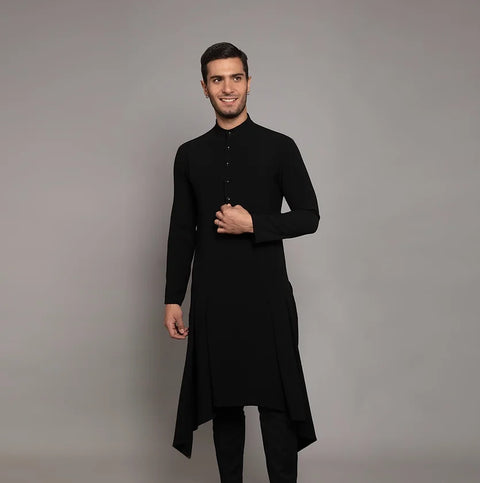 Kurta Set RS277 Black THE HOUSE OF GOVINDA